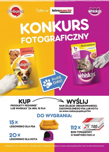 Konkurs "Radość Pupila" Intermarche