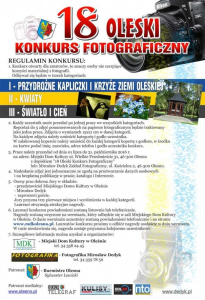 18 Oleski Konkurs Fotograficzny