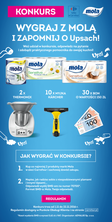 Konkurs Mola dla sieci Carrefour