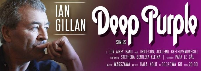 Wygraj bilet na koncert Ian Gillan sings Deep Purple! Warszawa
