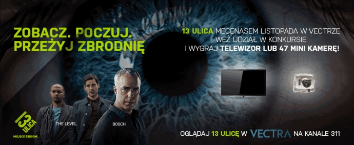 Konkurs dla abonentów "13 Ulica mecenasem miesiąca listopada w Vectrze"