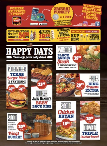 Konkurs "7 Street - Bar & Grill" Elbląg