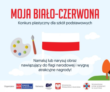 Konkurs "Moja biało-czerwona" oczami uczniów! Olsztyn