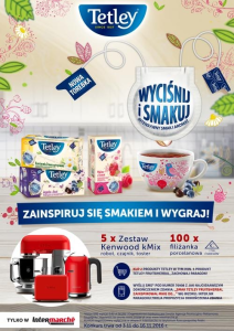 Konkurs "Zainspiruj się smakiem Tetley Fruit&Herbal" Intermarche