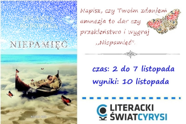 Wygraj egzemplarz powieści "Niepamięć" Jolanty Kosowskiej