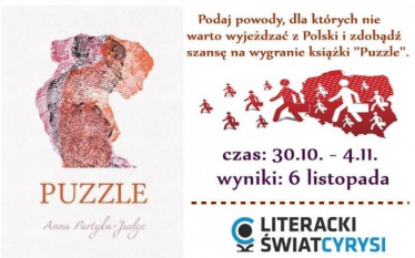 Wygraj książkę "Puzzle" Anny Partyka-Judge