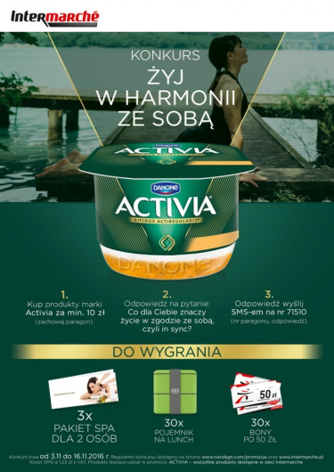 Konkurs "Żyj w harmonii ze sobą" Intermarche