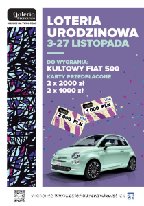 Loteria Urodzinowa Galerii Bronowice