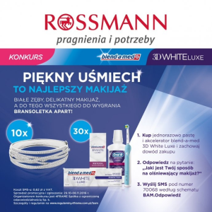 Konkurs Blend-a-med "Piękny uśmiech to najlepszy makijaż"  Rossmann