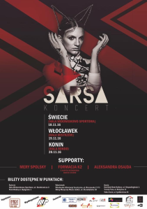 Wygraj bilet na koncert Sarsy we Włocławku!