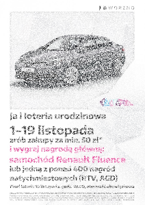 Konkurs "Zrób zakupy w Galerii Galena i wygraj samochód" Jaworzno