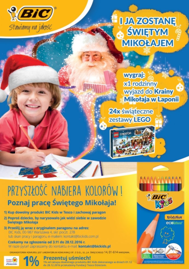 Konkurs "I ja zostanę Świętym Mikołajem"