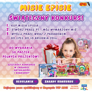Konkurs plastyczny "Misie Episie"
