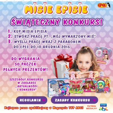 Konkurs plastyczny "Misie Episie"