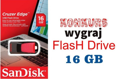 Wygraj flash drive'a o pojemności 16GB