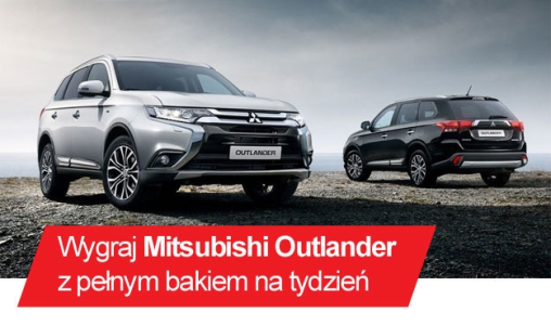 Wygraj Mitsubishi Outlander na tydzień!