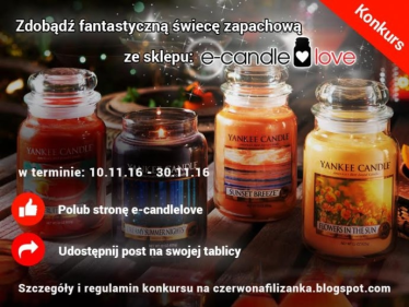 Wygraj i wybierz sobie dużą świecę!