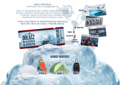 Konkurs "Ekspedycja Amundsen – wyzwanie Antarktyda" 18+