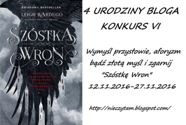 Wygraj książkę "Szóstka Wron"
