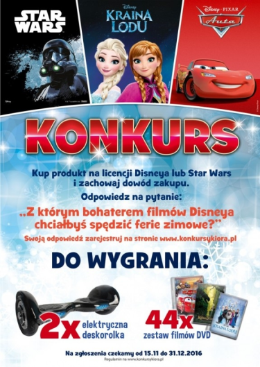 Konkurs "Ferie z Disneyem - Leclerc"