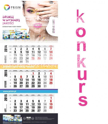 Wygraj 1 z 2 kalendarzy na 2017 rok