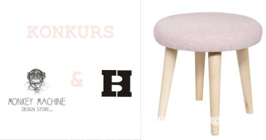 Wygraj różowy stołek SHETLAND od Happy Barok