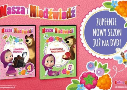 Wygraj najnowsze przygody Maszy i Niedźwiedzia