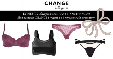 Konkurs "Złóż życzenia CHANGE i wygraj 1 z 5 wyjątkowych prezentów!"