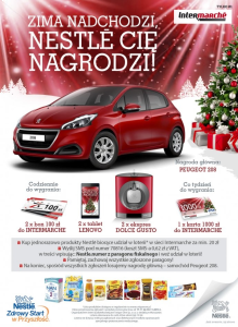 Loteria "Zima nadchodzi, Nestle Cię nagrodzi" Intermarche