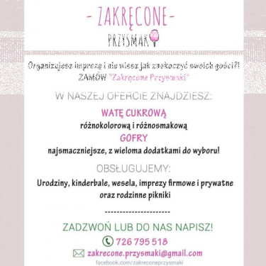 Wygraj "Zakręcone przysmaki" na Twojej imprezie!