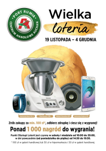 Wielka loteria Centrum Auchan, Kobierzyce, Rumia, Białystok, Poznań, Piaseczno, Płock, Kołbaskowo, Bielsko Biała, Krasne, Sosnowiec, Tarnowo Podgórne