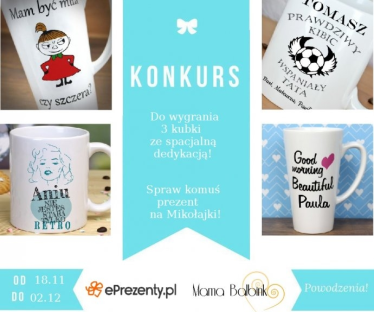 Konkurs "Spersonalizowany prezent na Mikołaja"