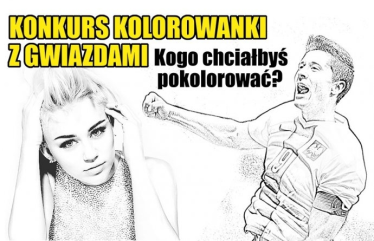 Konkurs "Kolorowanki z gwiazdami"
