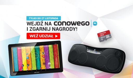 Konkurs "Zgarnij super nagrody z Conowego.pl"