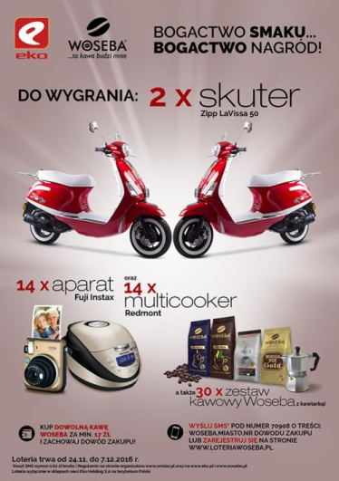 Loteria "Woseba - bogactwo smaku ... bogactwo nagród"