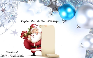 Konkurs "Napisz List Do Św. Mikołaja"