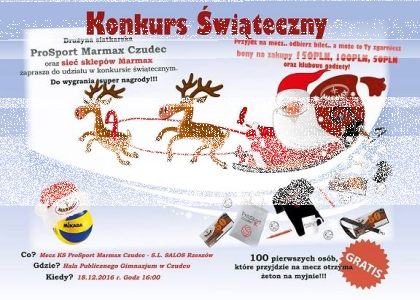 Konkurs Świąteczny MARMAX Czudec