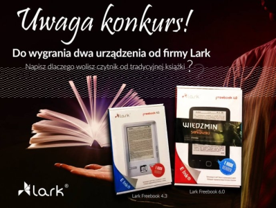 Konkurs "Dlaczego czytnik jest lepszy od książki"