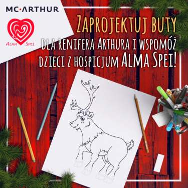 Konkurs "Zaprojektuj buty dla renifera Arthura"