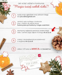 Konkurs fotograficzny "Magia świąt wokół stołu"