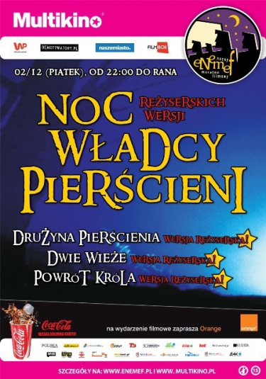 Konkurs "Noc Reżyserskich Wersji Władcy Pierścieni" Wrocław