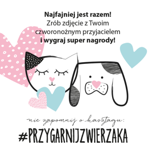 Konkurs fotograficzny "#PrzygarnijZwierzaka"