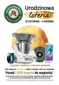 Urodzinowa Loteria Auchan Kołbaskowo