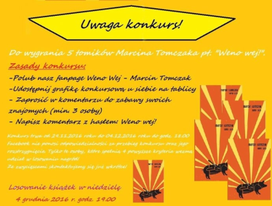 Wygraj książki "Weno wej"