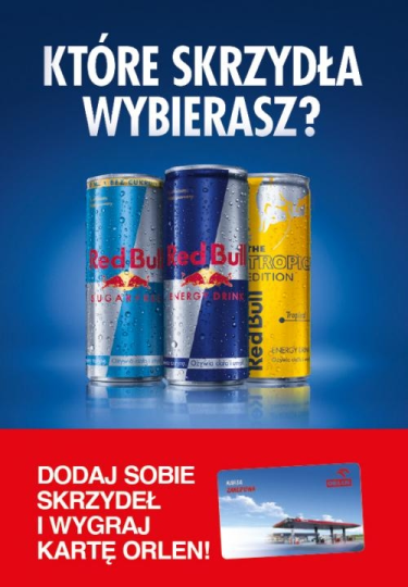Loteria Red Bull na stacjach Orlen