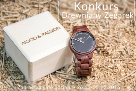 Wygraj drewniany zegarek WOOD&PASSION