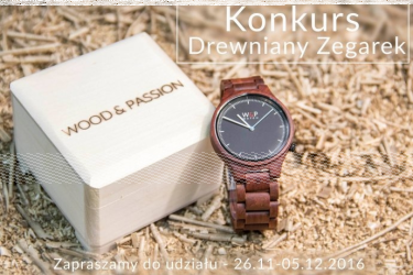 Wygraj drewniany zegarek WOOD&PASSION