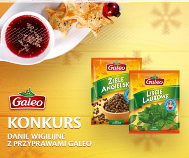 Konkurs "Dane wigilijne z przyprawami Galeo"