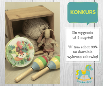 Wygraj rabat 99% na zabawkę ze sklepu Bawikonik