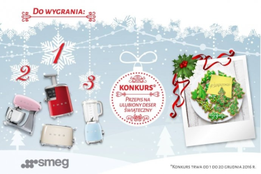 Konkurs "Przepis na  ulubiony deser świąteczny"